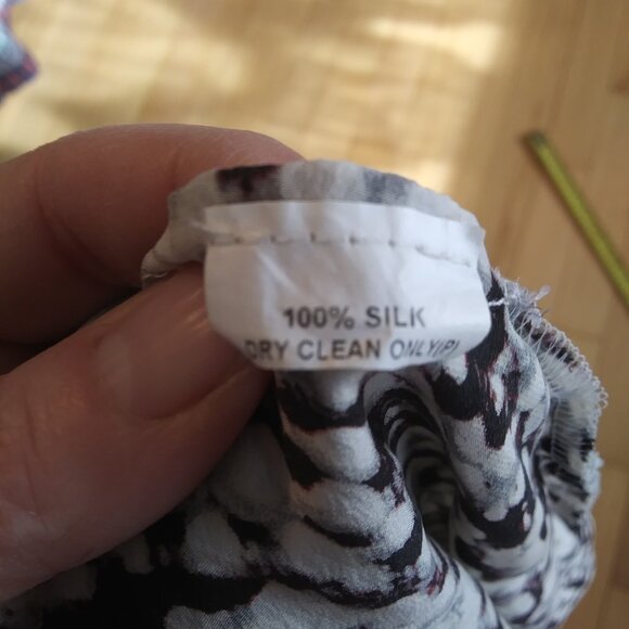 silk animal print tank top size M Frey Dry clean only - Picture 5 of 10